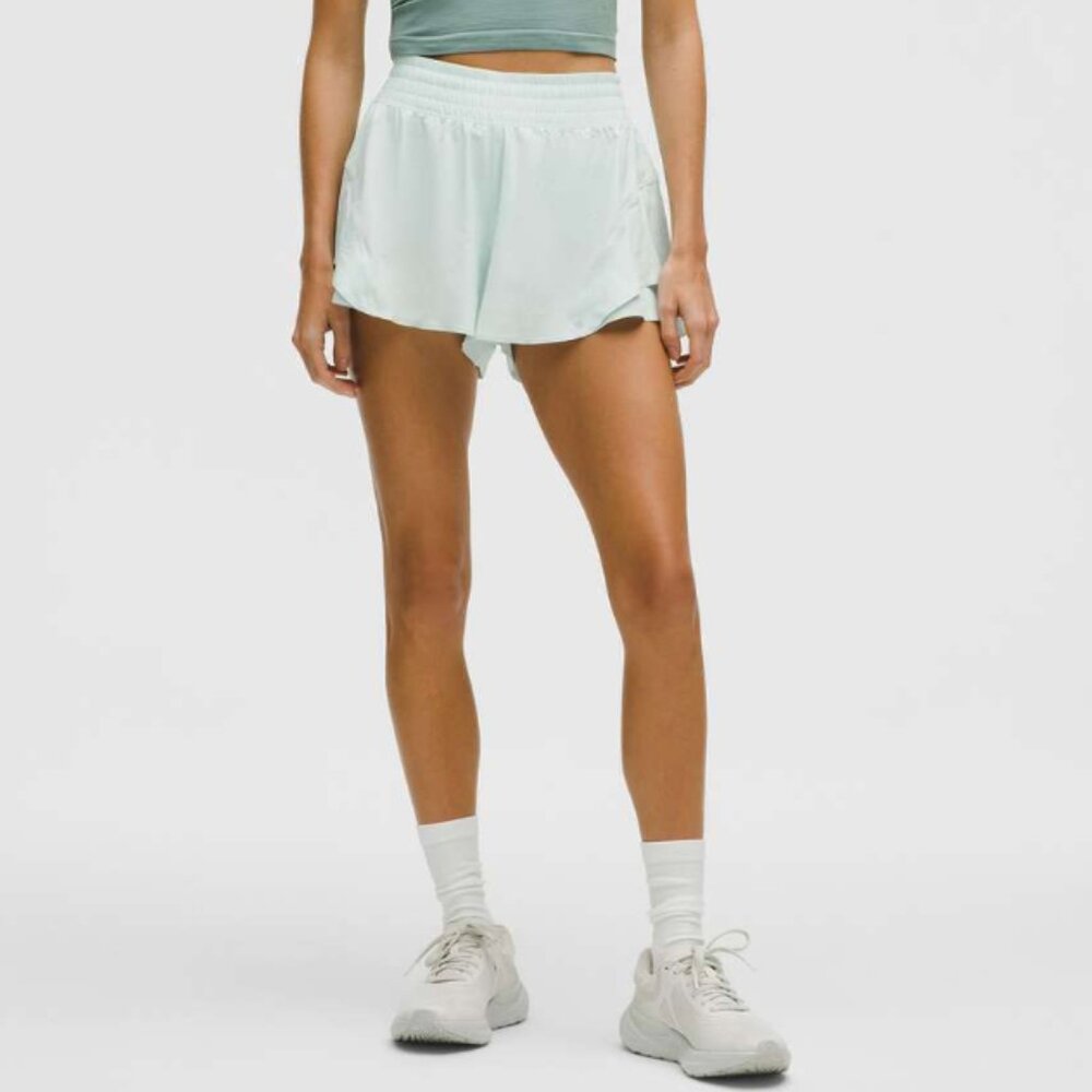 Lululemon Shake It Out High-Rise Running Short 2.5" Mint Breeze (NWT) - Picture 1 of 8
